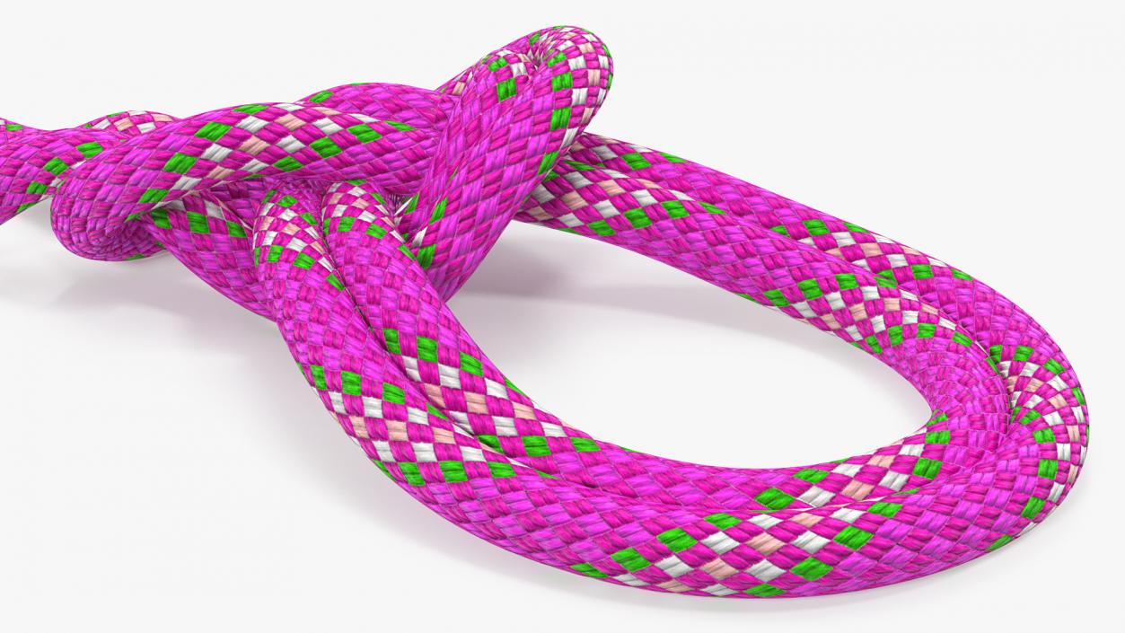 3D Bowline on a Bight Knot Rope model