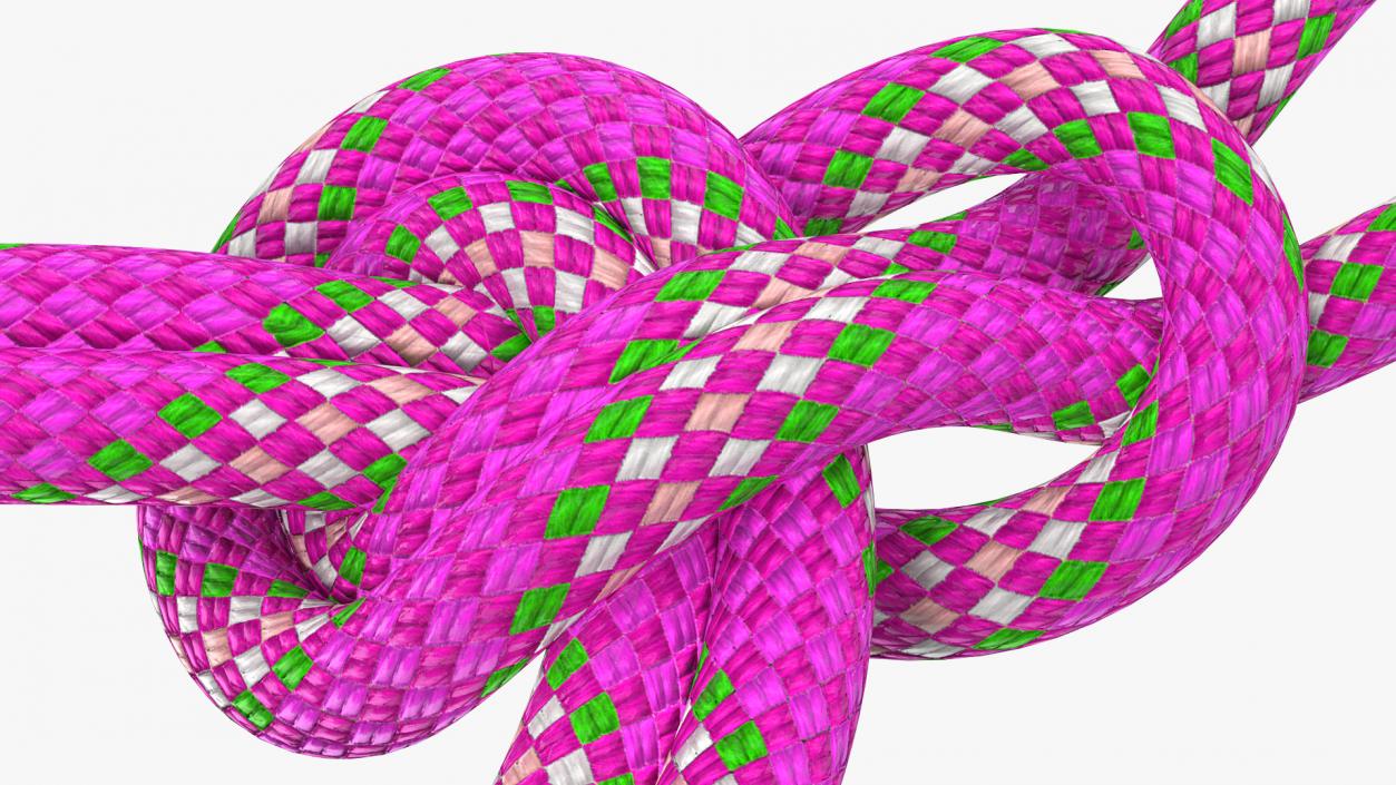 3D Bowline on a Bight Knot Rope model