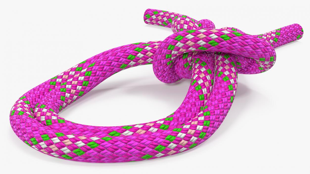 3D Bowline on a Bight Knot Rope model