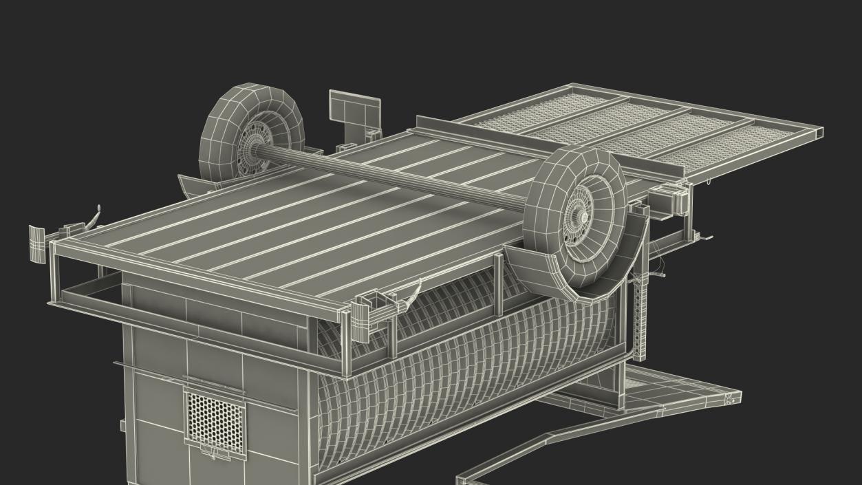 3D Culvert Style Bear Trap model