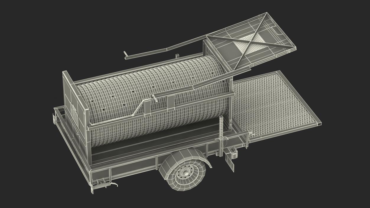 3D Culvert Style Bear Trap model