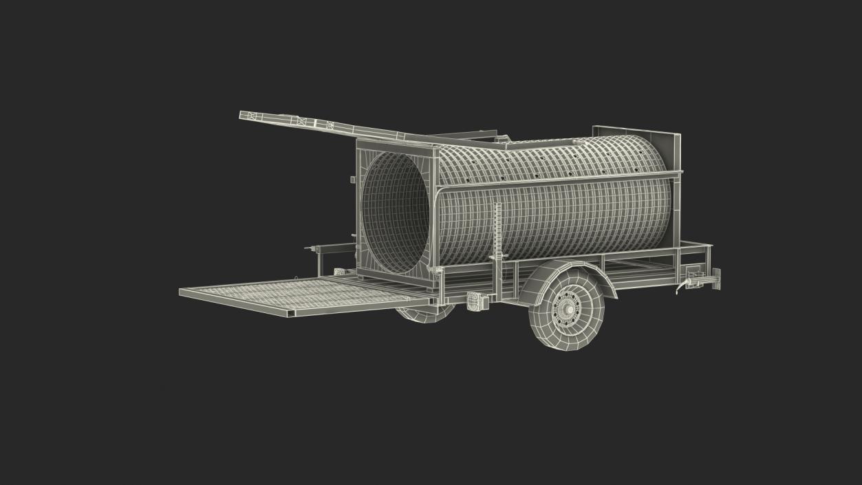 3D Culvert Style Bear Trap model