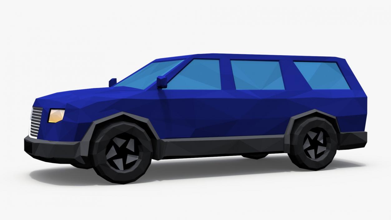 3D Low Poly Stylized Cars Collection model