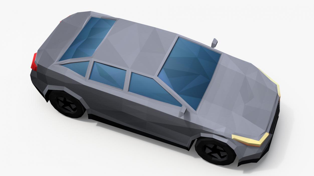 3D Low Poly Stylized Cars Collection model