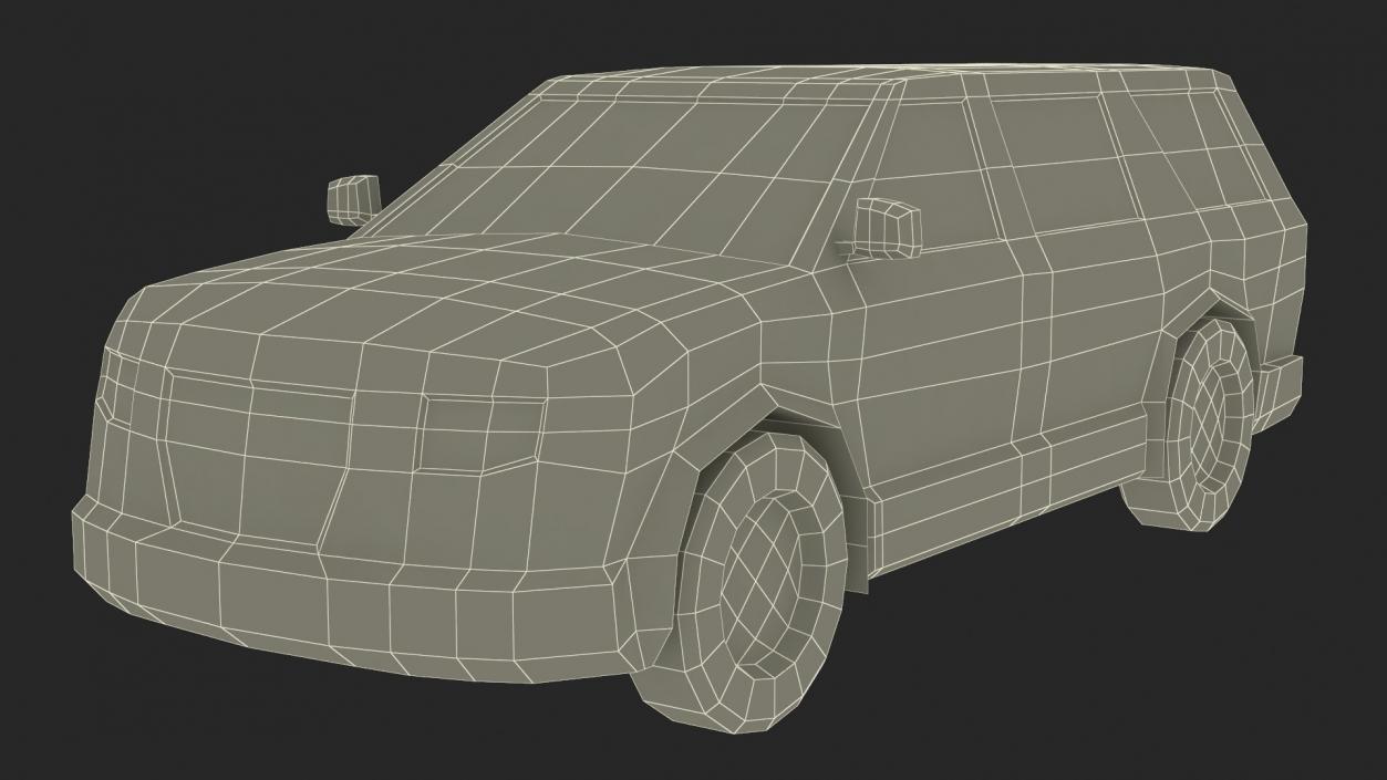 3D Low Poly Stylized Cars Collection model