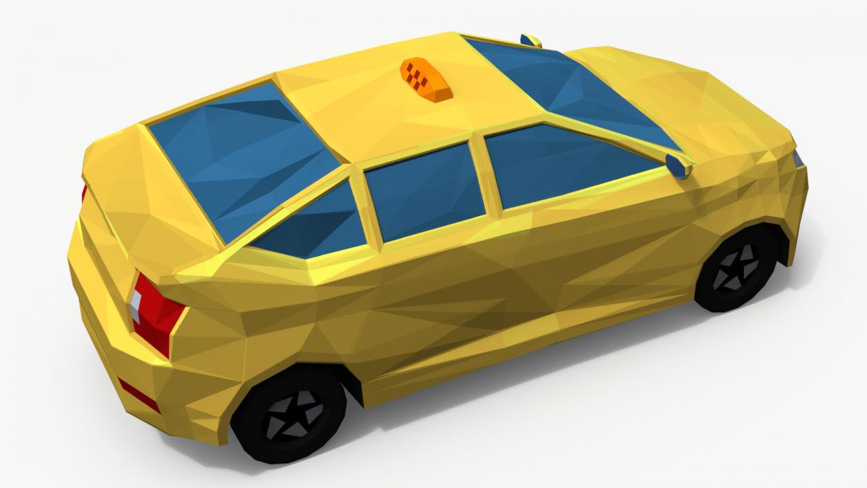 3D Low Poly Stylized Cars Collection model