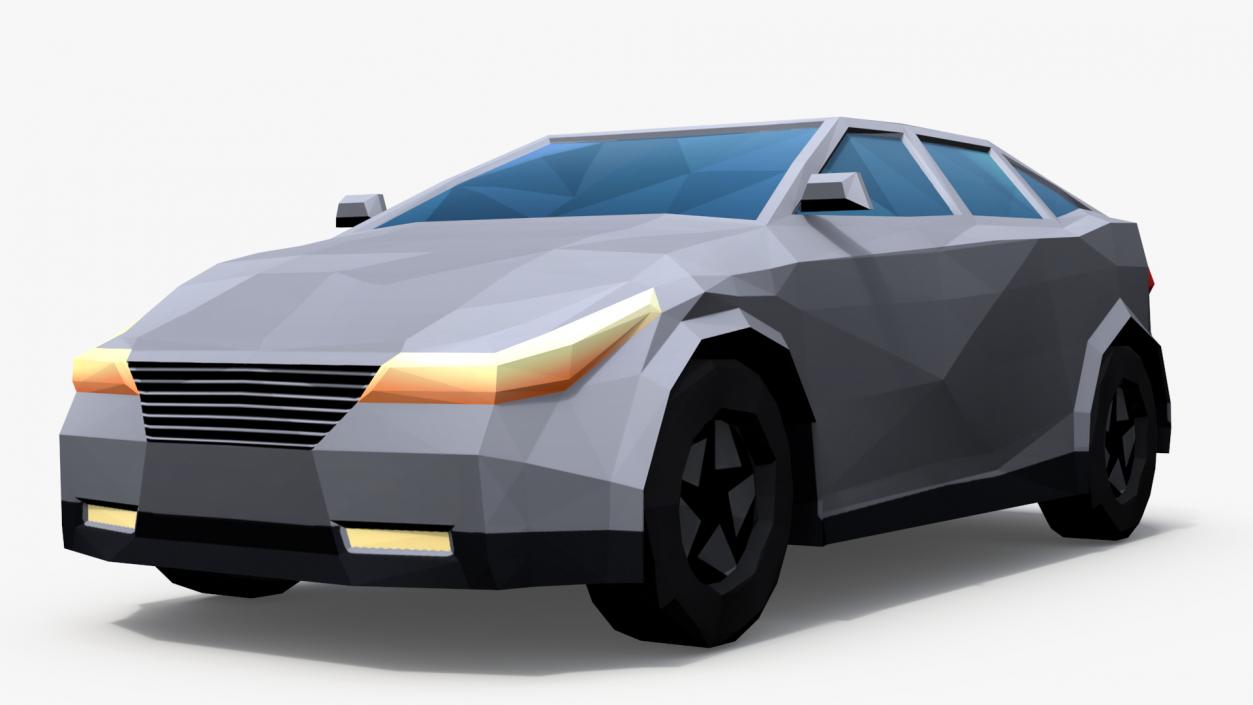 3D Low Poly Stylized Cars Collection model