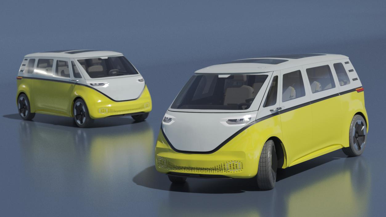 3D Electric Minivan