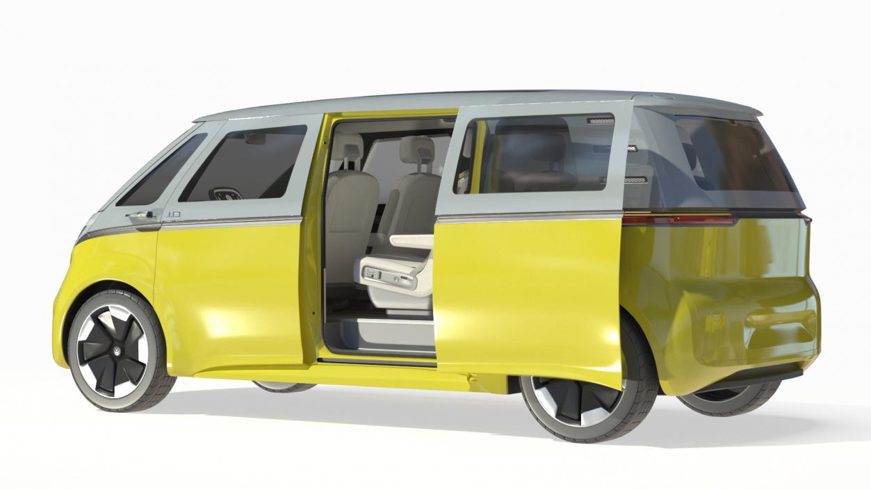 3D Electric Minivan