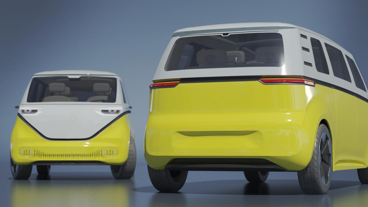 3D Electric Minivan