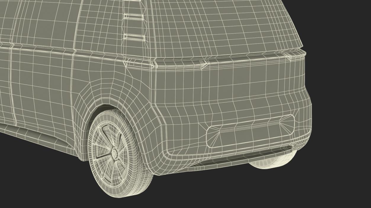 3D Electric Minivan