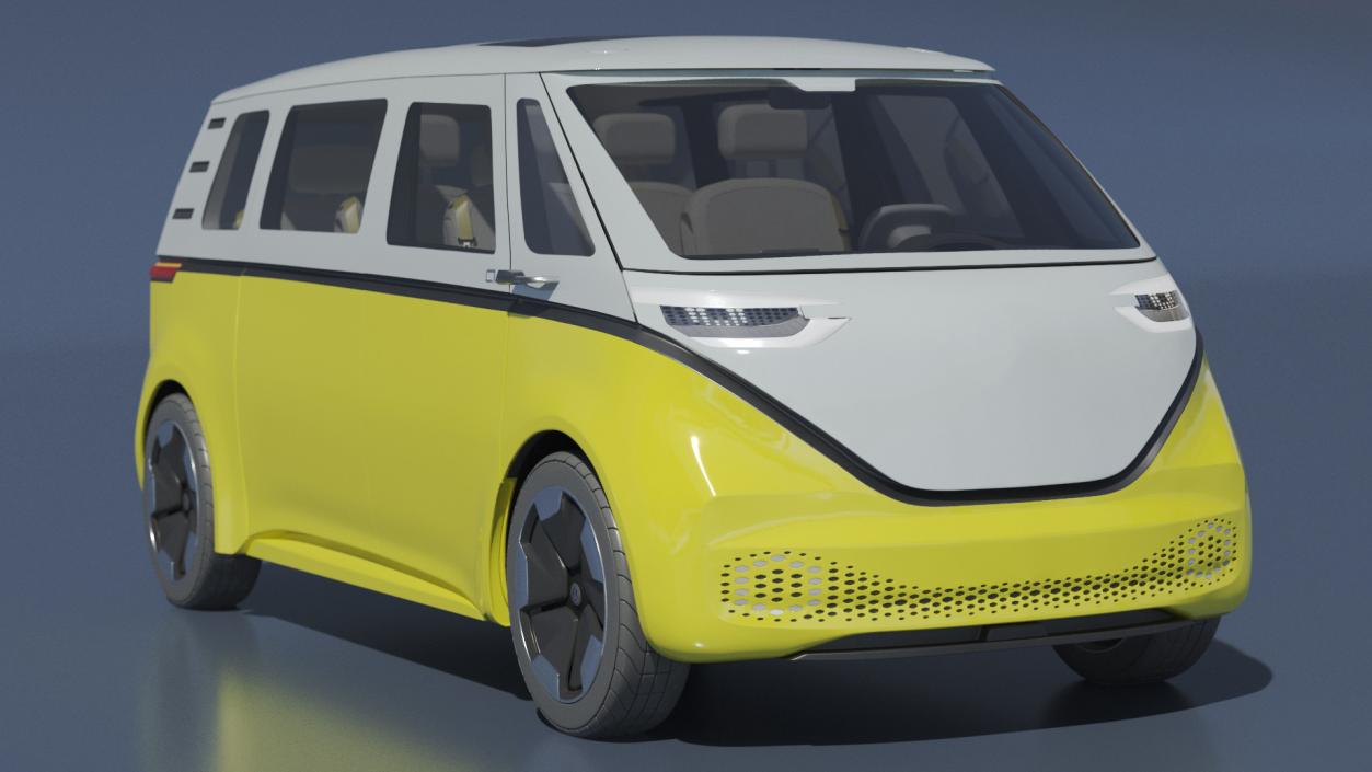 3D Electric Minivan