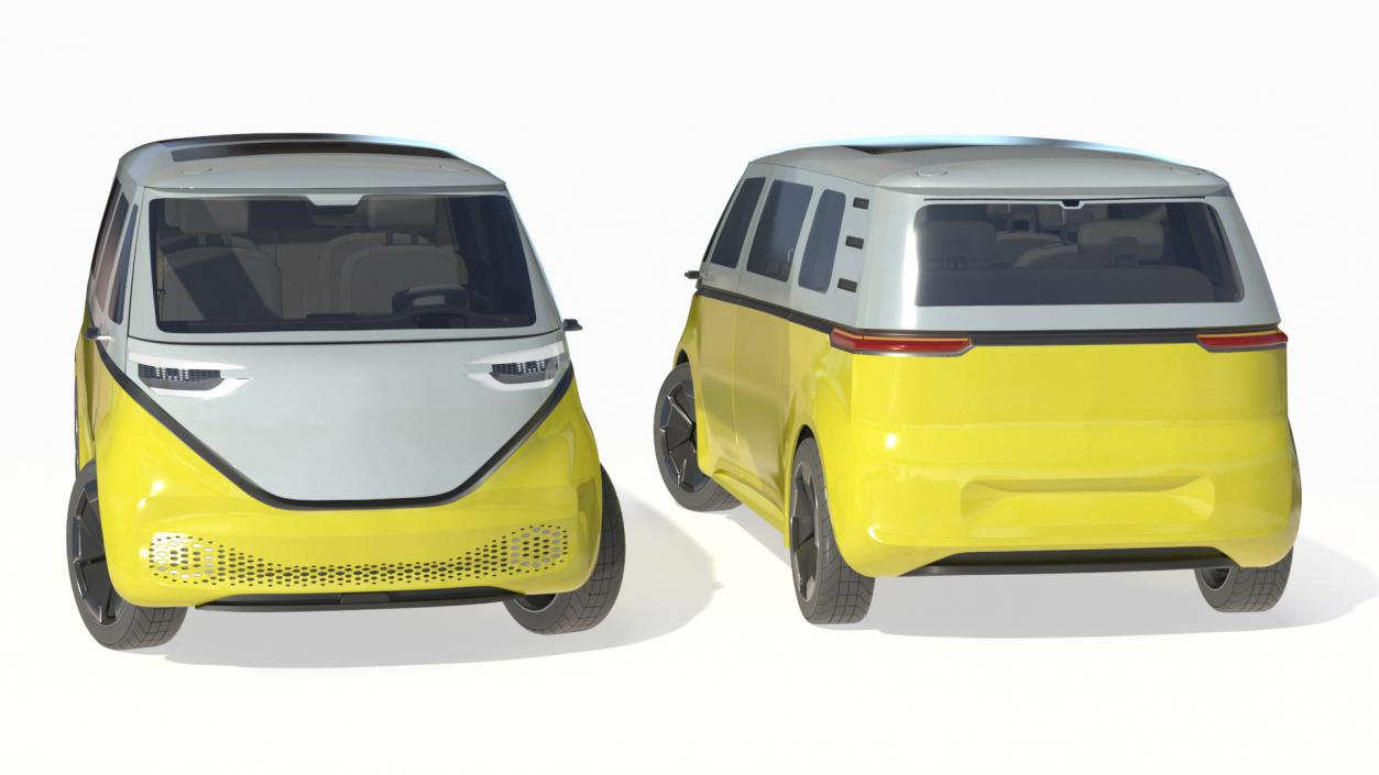 3D Electric Minivan