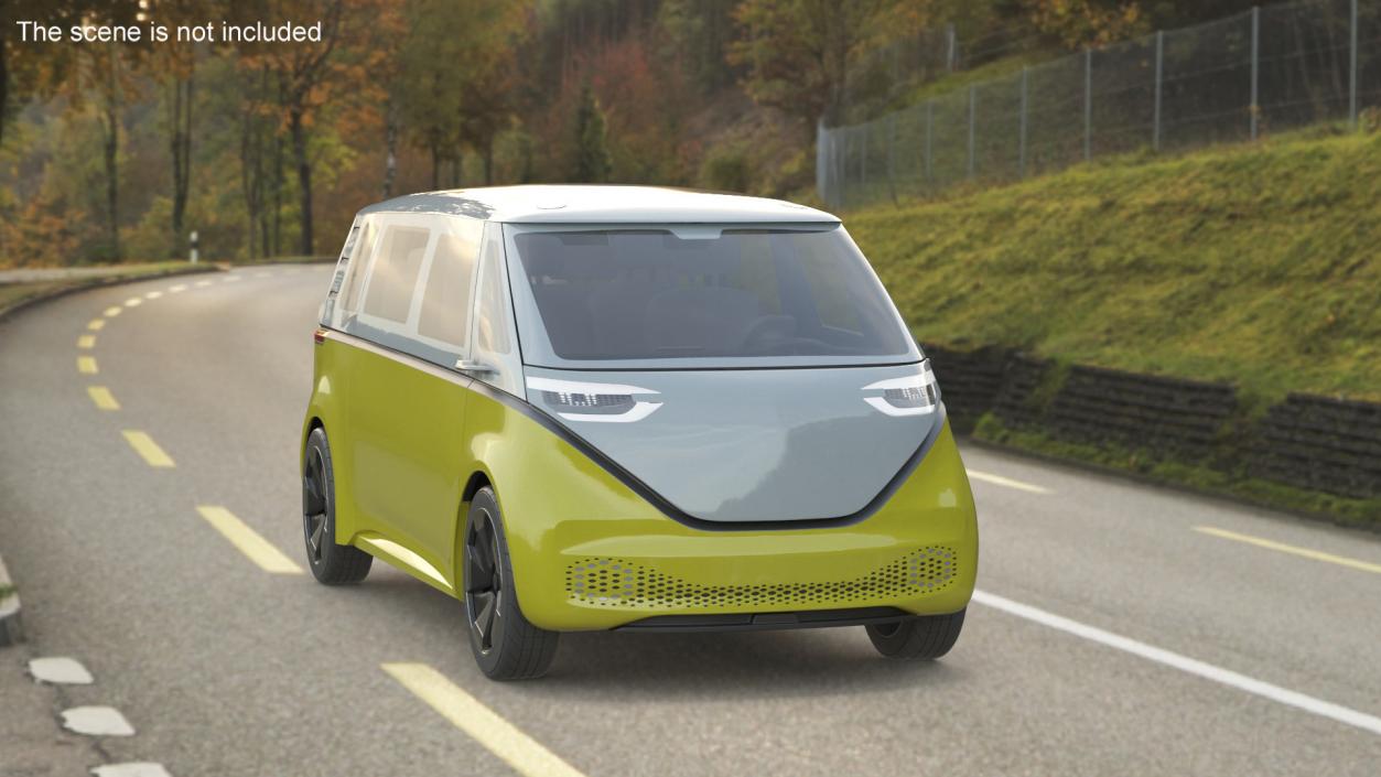 3D Electric Minivan