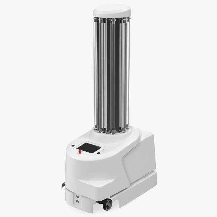 3D model UV Disinfection Robot Off