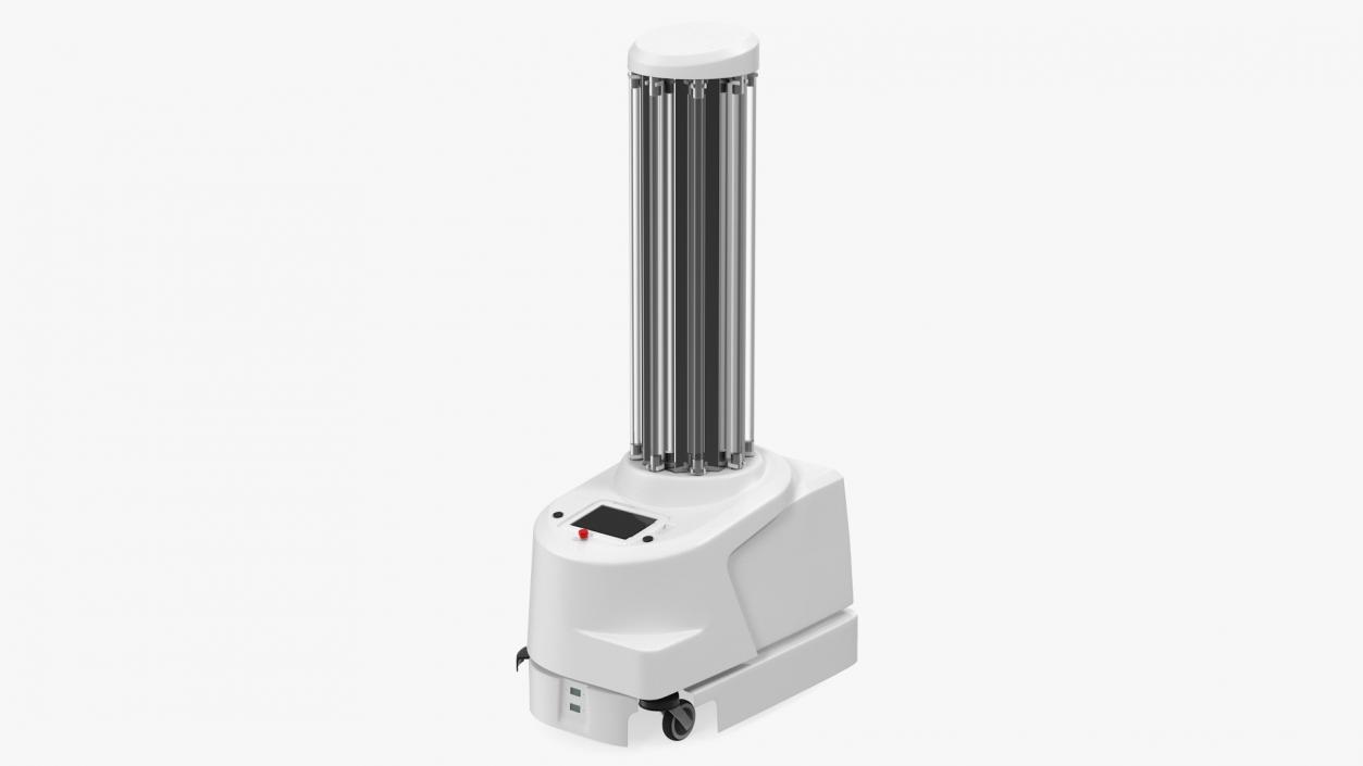 3D model UV Disinfection Robot Off