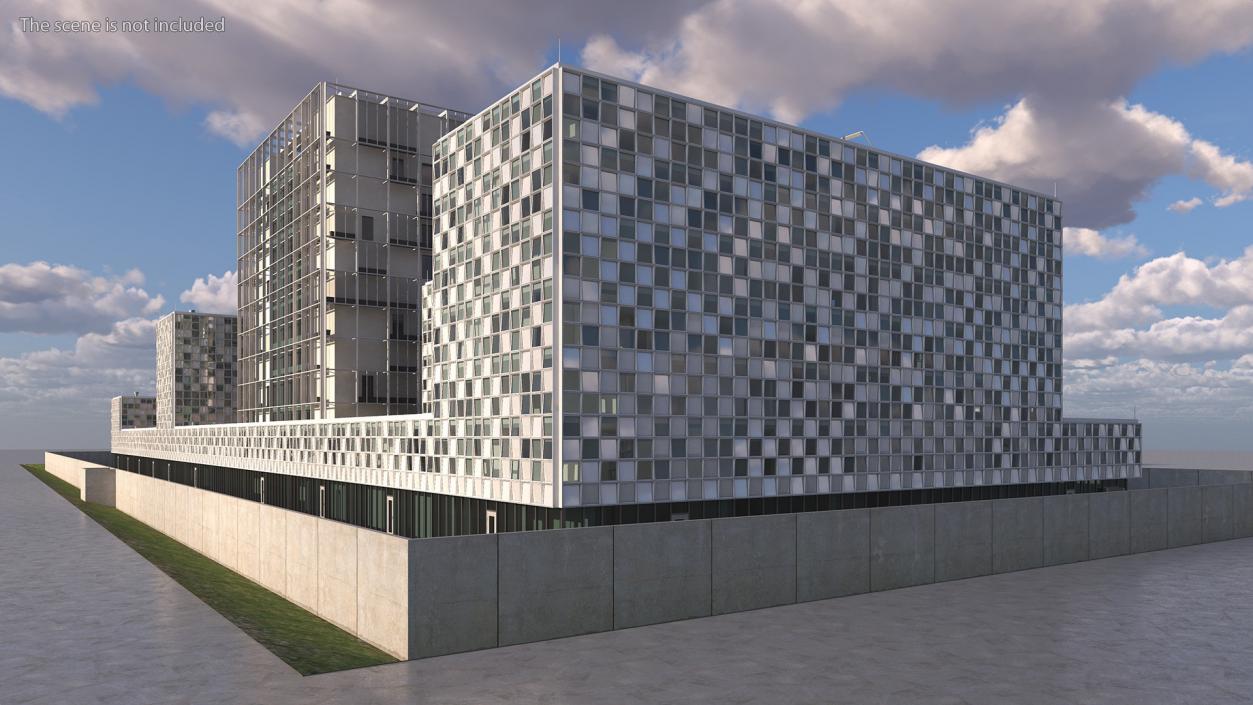 International Criminal Court Building 3D