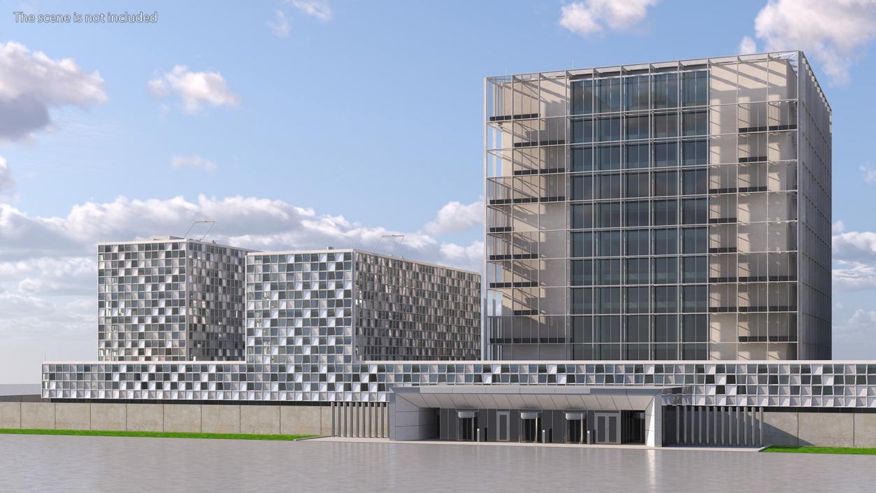 International Criminal Court Building 3D