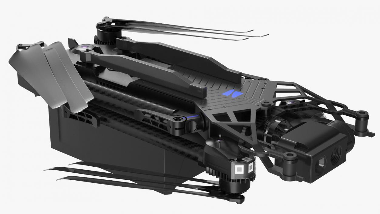 3D Autonomous Drone Skydio X2 Rigged model