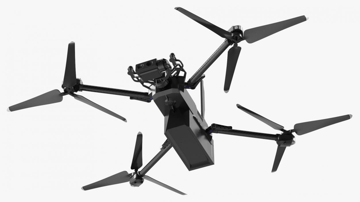 3D Autonomous Drone Skydio X2 Rigged model