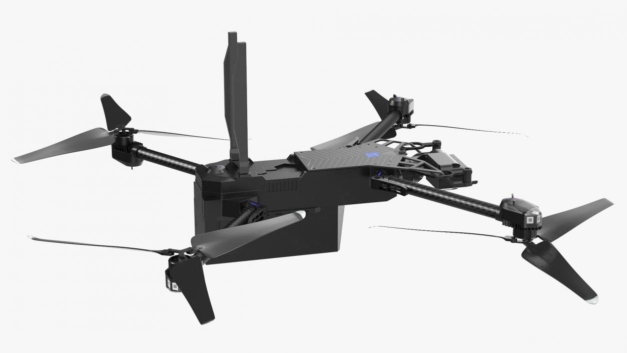 3D Autonomous Drone Skydio X2 Rigged model