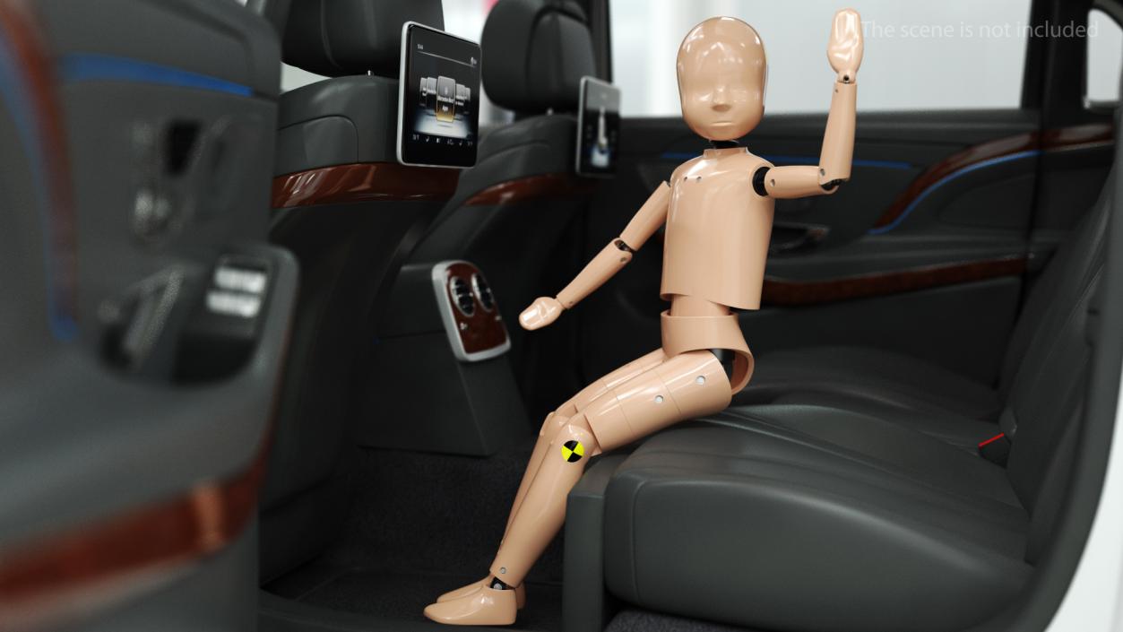 Child Crash Test Dummy Rigged 3D model