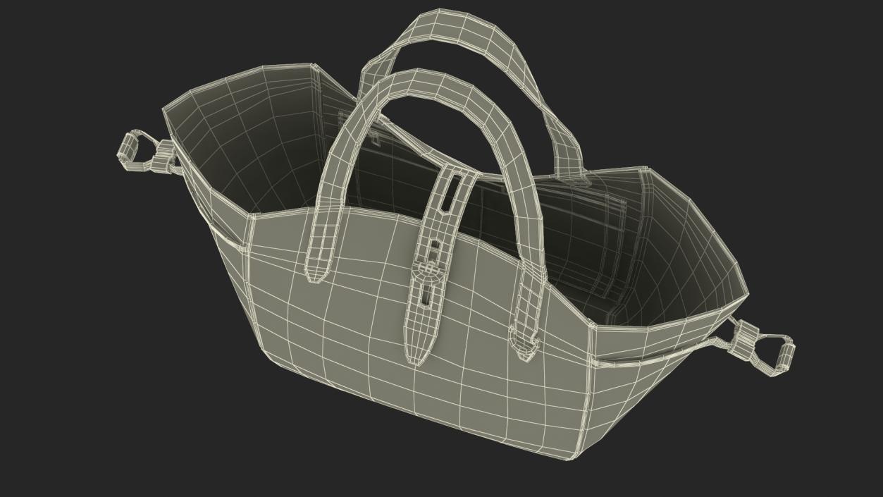 3D model Furla Net Tote Bag Cognac