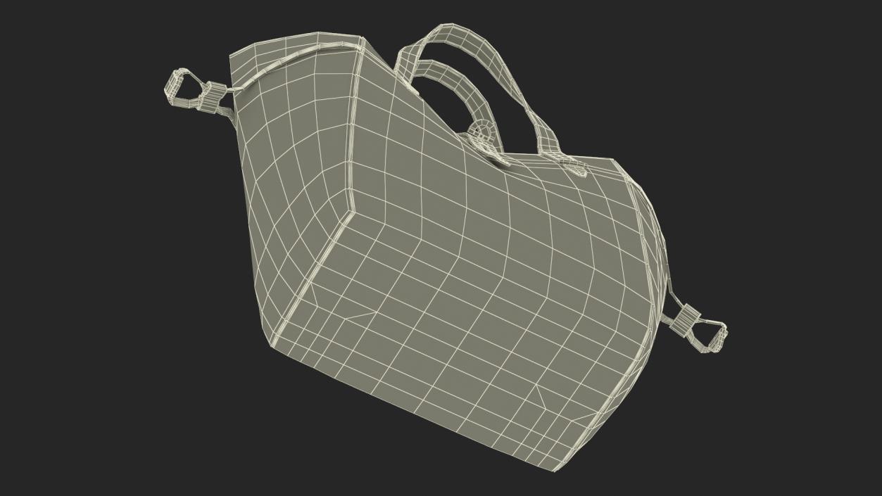 3D model Furla Net Tote Bag Cognac