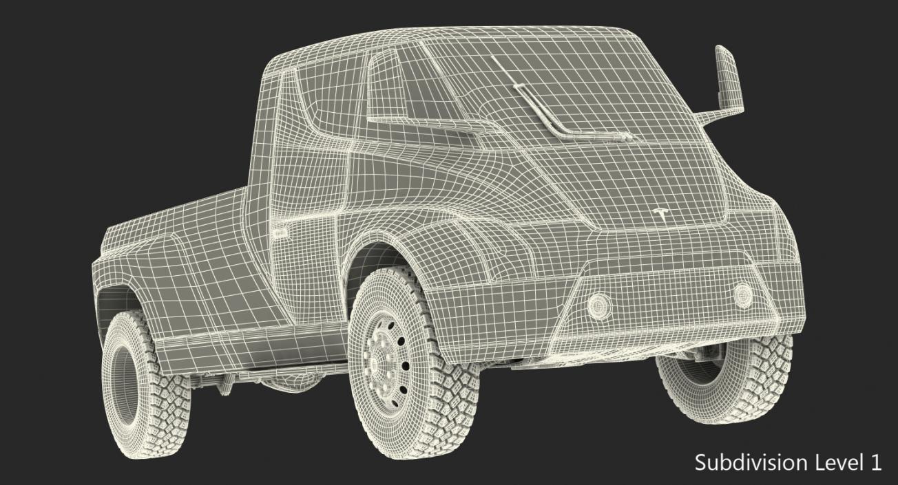 Tesla Pickup Electric Concept 3D model