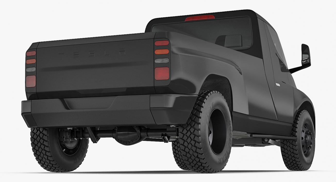 Tesla Pickup Electric Concept 3D model