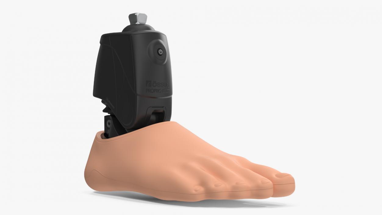 Bionic Prosthesis OSSUR with Rubber Foot 2 3D