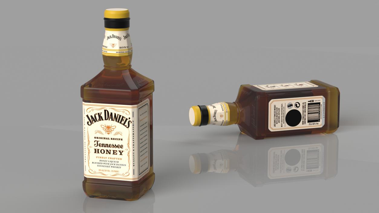 3D Jack Daniels Tennessee Honey Whiskey