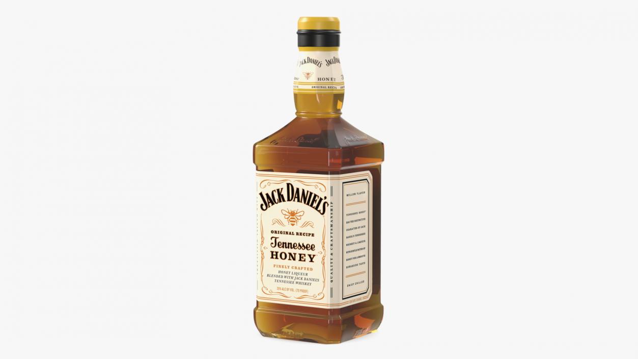 3D Jack Daniels Tennessee Honey Whiskey