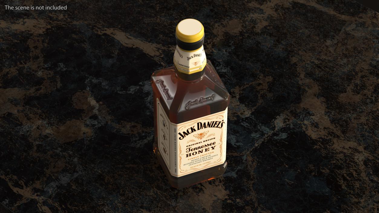 3D Jack Daniels Tennessee Honey Whiskey