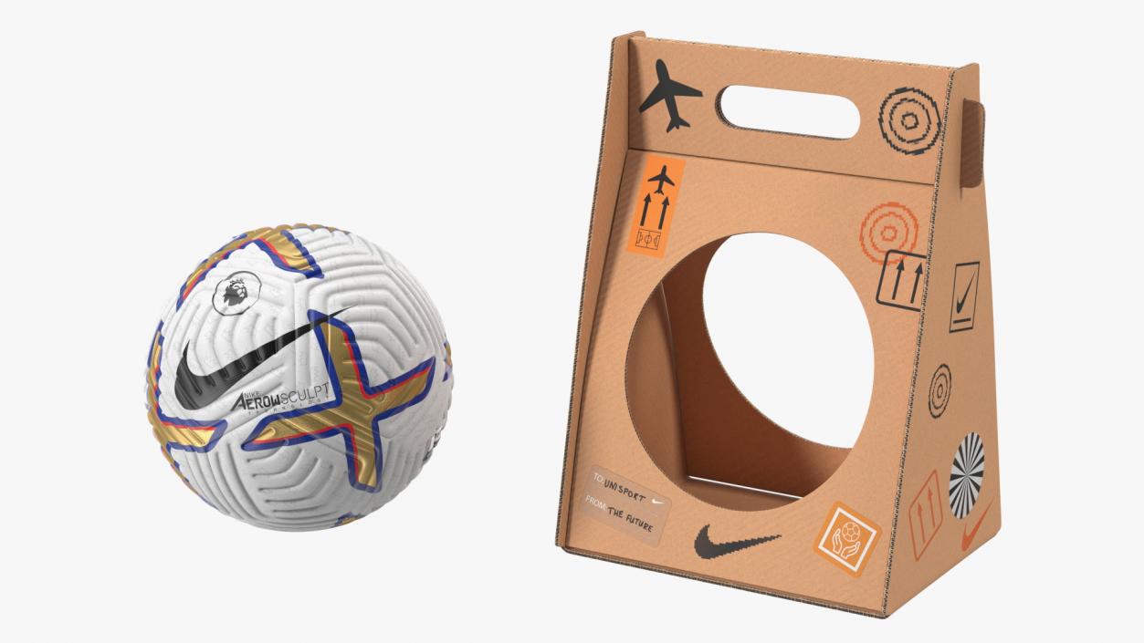 Packed Premier League 2022-23 Nike Flight Match Ball 3D