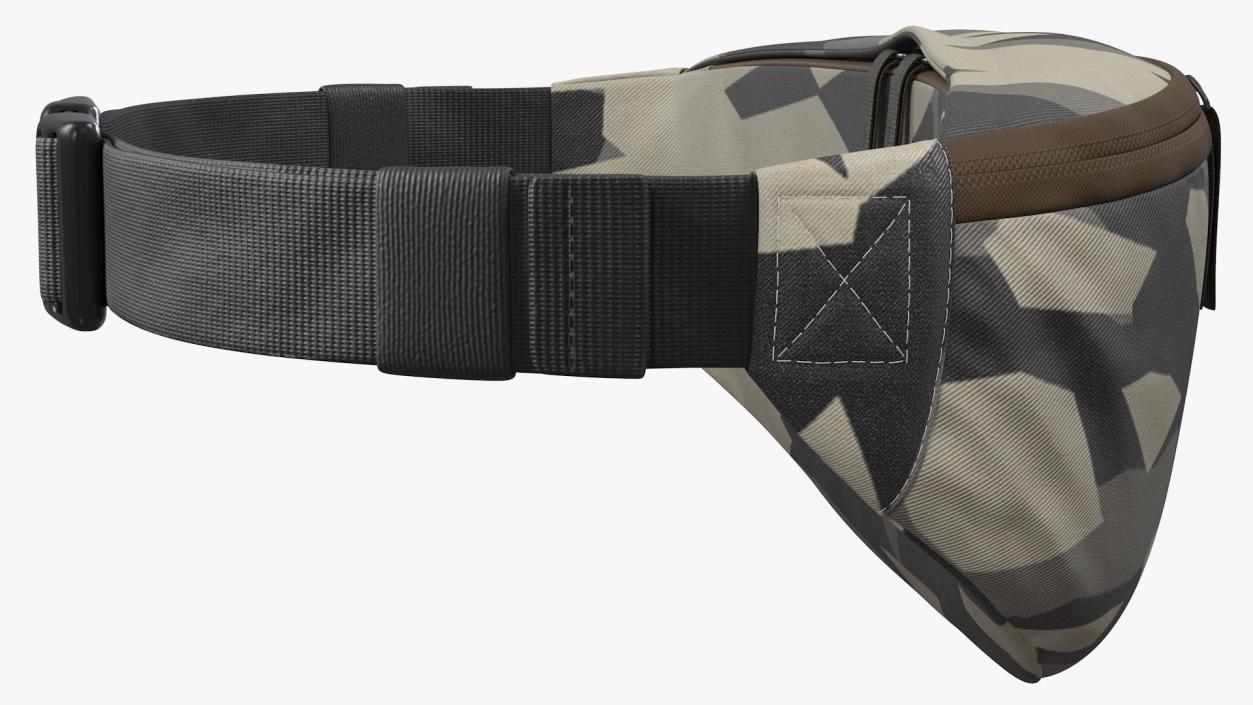 Small Hip Pack Camo 3D model