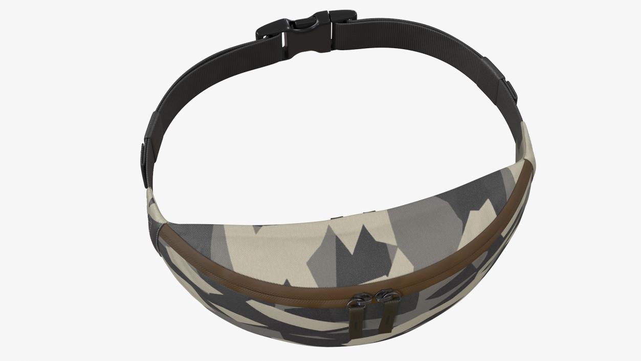 Small Hip Pack Camo 3D model