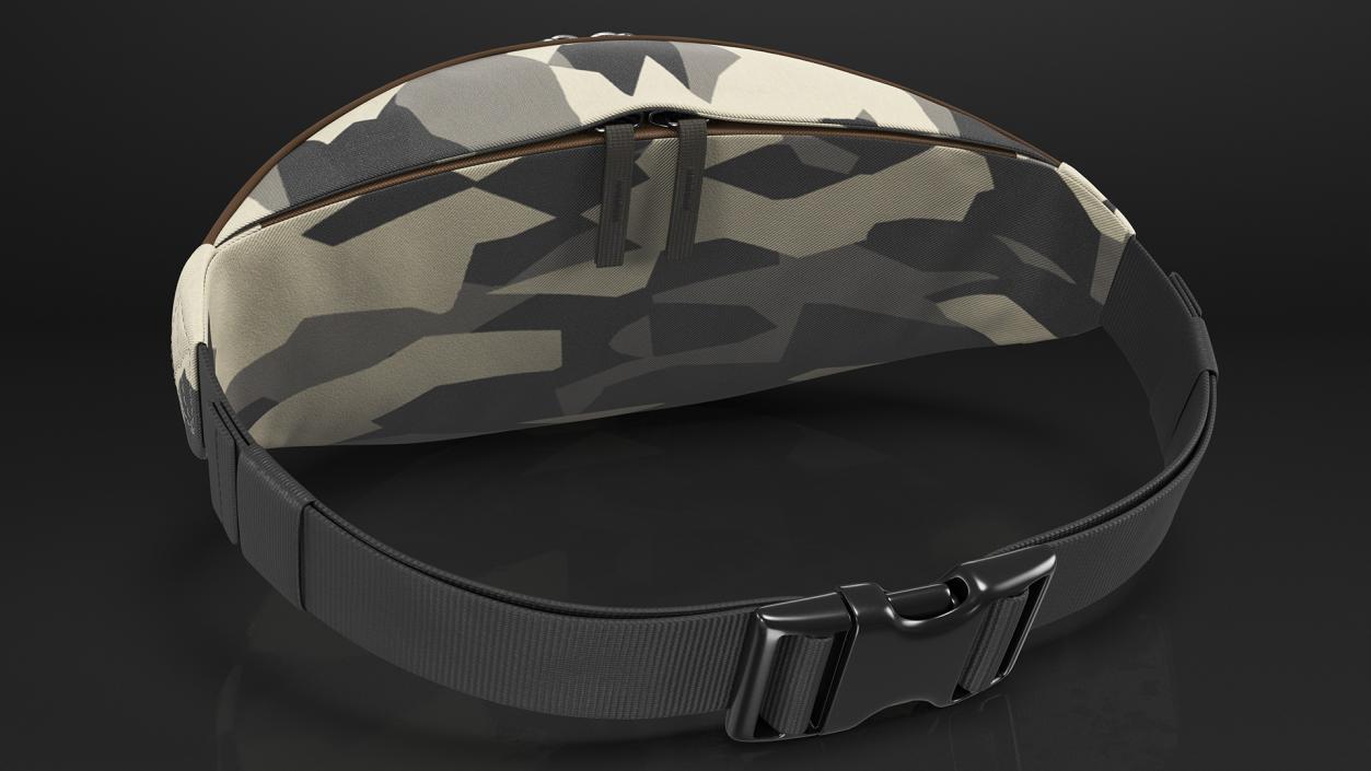 Small Hip Pack Camo 3D model