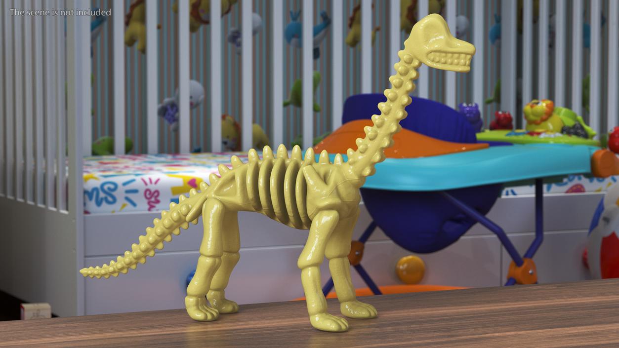 3D Diplodocus Skeleton Toy model