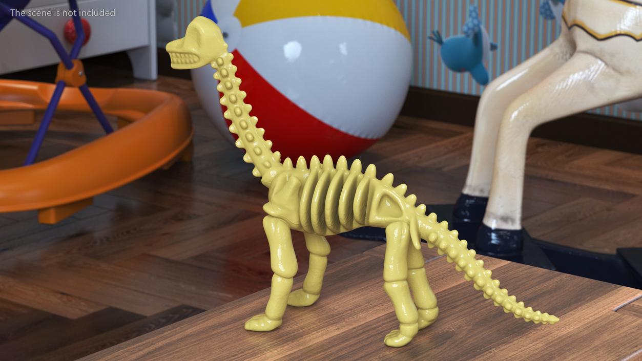 3D Diplodocus Skeleton Toy model