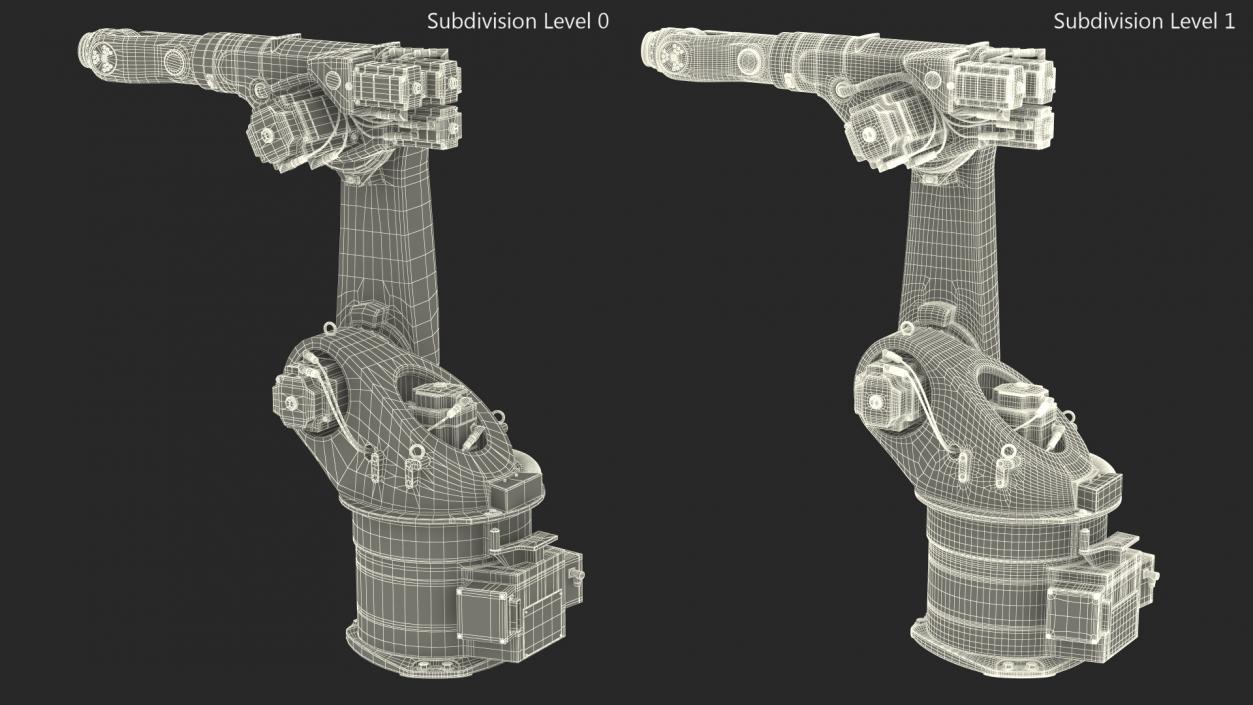 3D model Kuka Industrial Robot Arm KR 30-3 Rigged