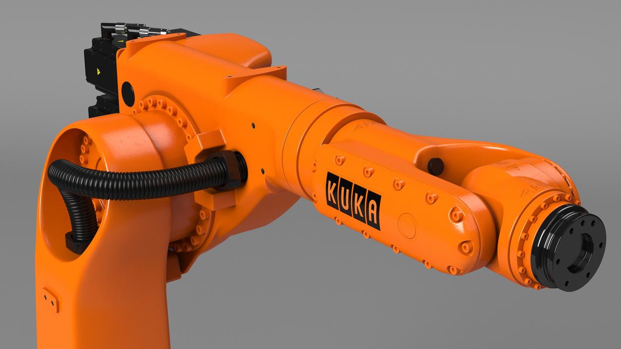 3D model Kuka Industrial Robot Arm KR 30-3 Rigged