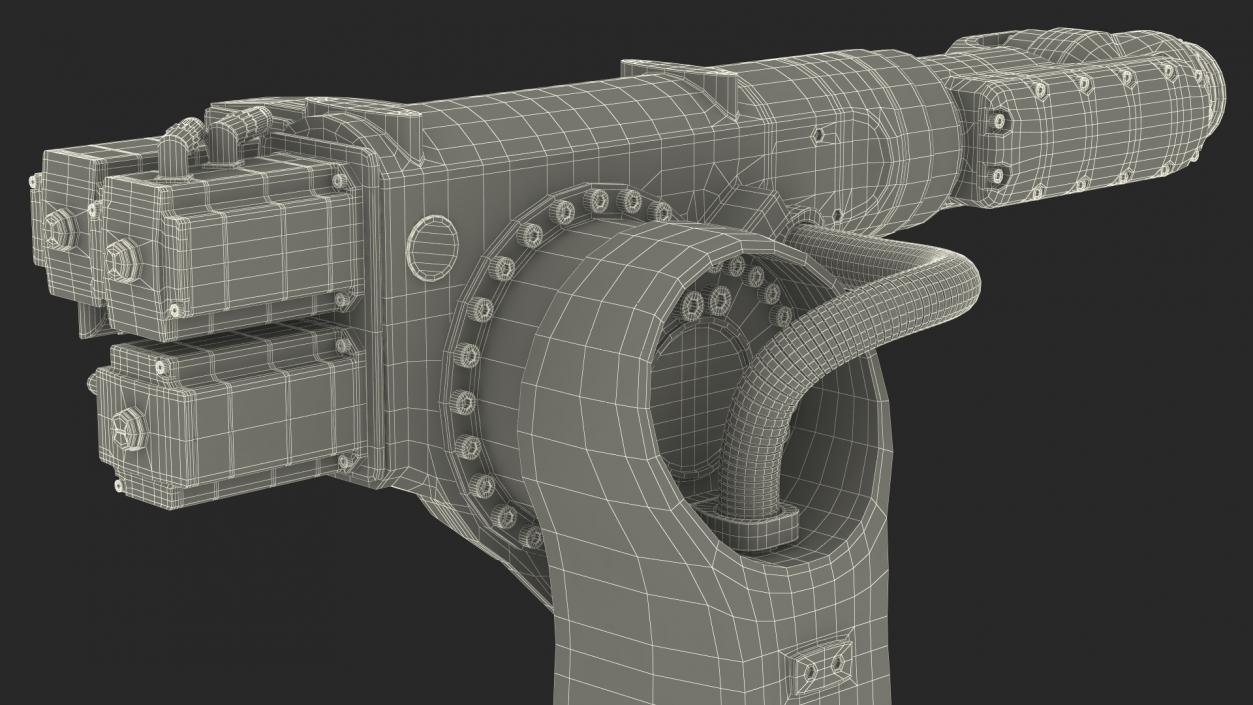 3D model Kuka Industrial Robot Arm KR 30-3 Rigged