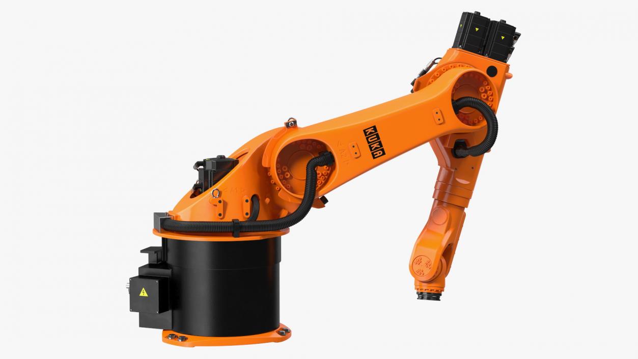 3D model Kuka Industrial Robot Arm KR 30-3 Rigged