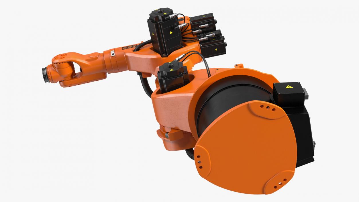 3D model Kuka Industrial Robot Arm KR 30-3 Rigged