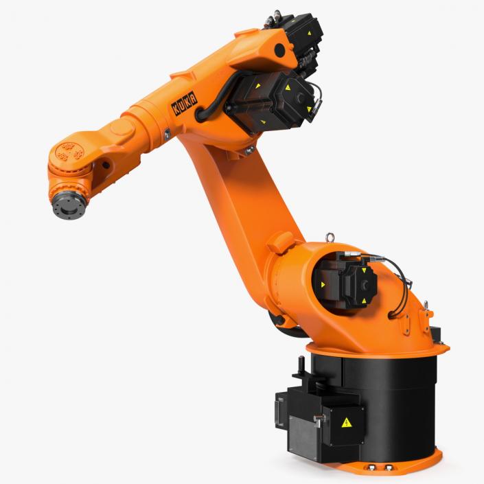 3D model Kuka Industrial Robot Arm KR 30-3 Rigged