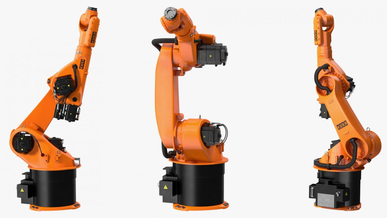 3D model Kuka Industrial Robot Arm KR 30-3 Rigged