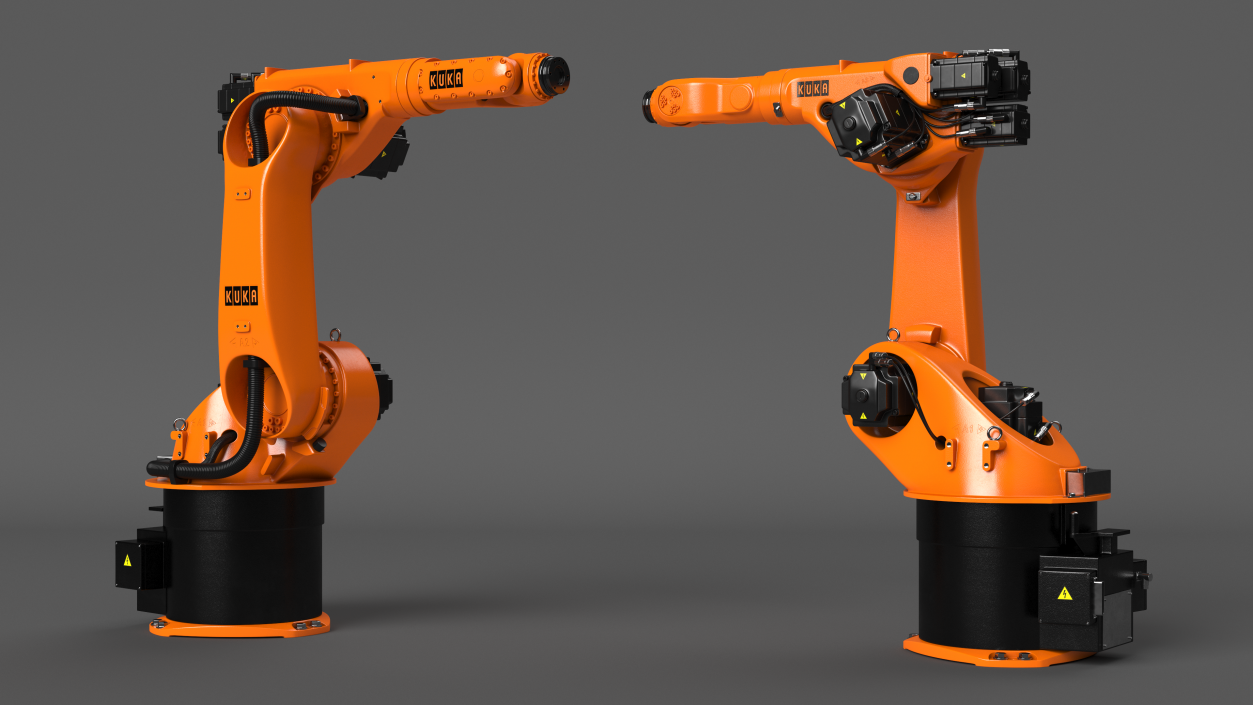 3D model Kuka Industrial Robot Arm KR 30-3 Rigged