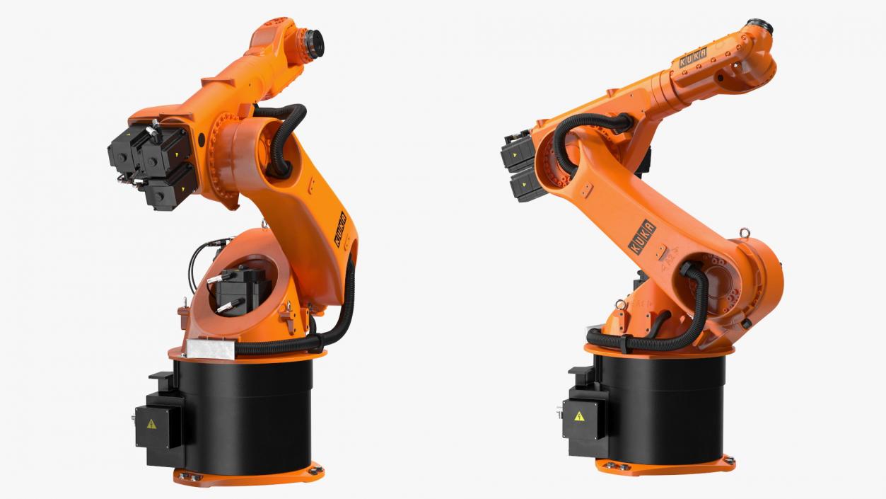 3D model Kuka Industrial Robot Arm KR 30-3 Rigged