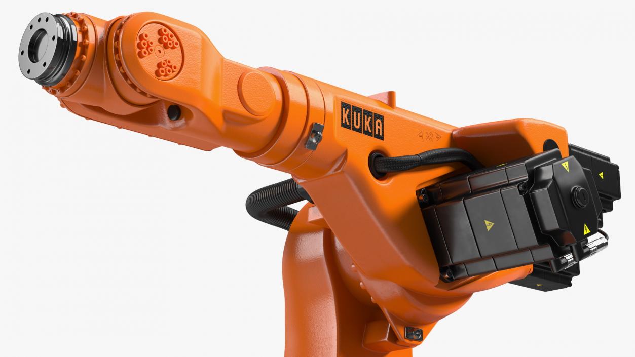 3D model Kuka Industrial Robot Arm KR 30-3 Rigged